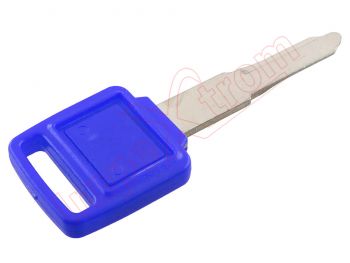 Generic product - Blue left guide blade fixed key without hole for transponder for Honda motorcycles